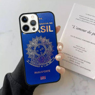 Coque iPhone XR Design Passeport Brésilien