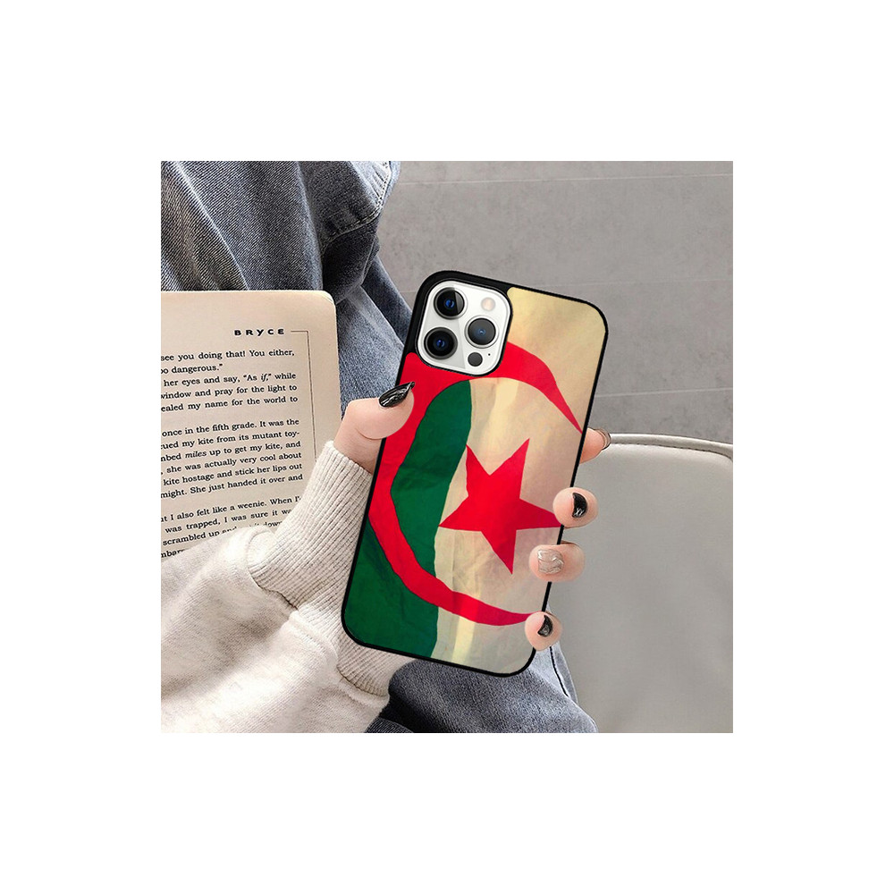 Coque iPhone Drapeau Algérie - Fièrement Algérien