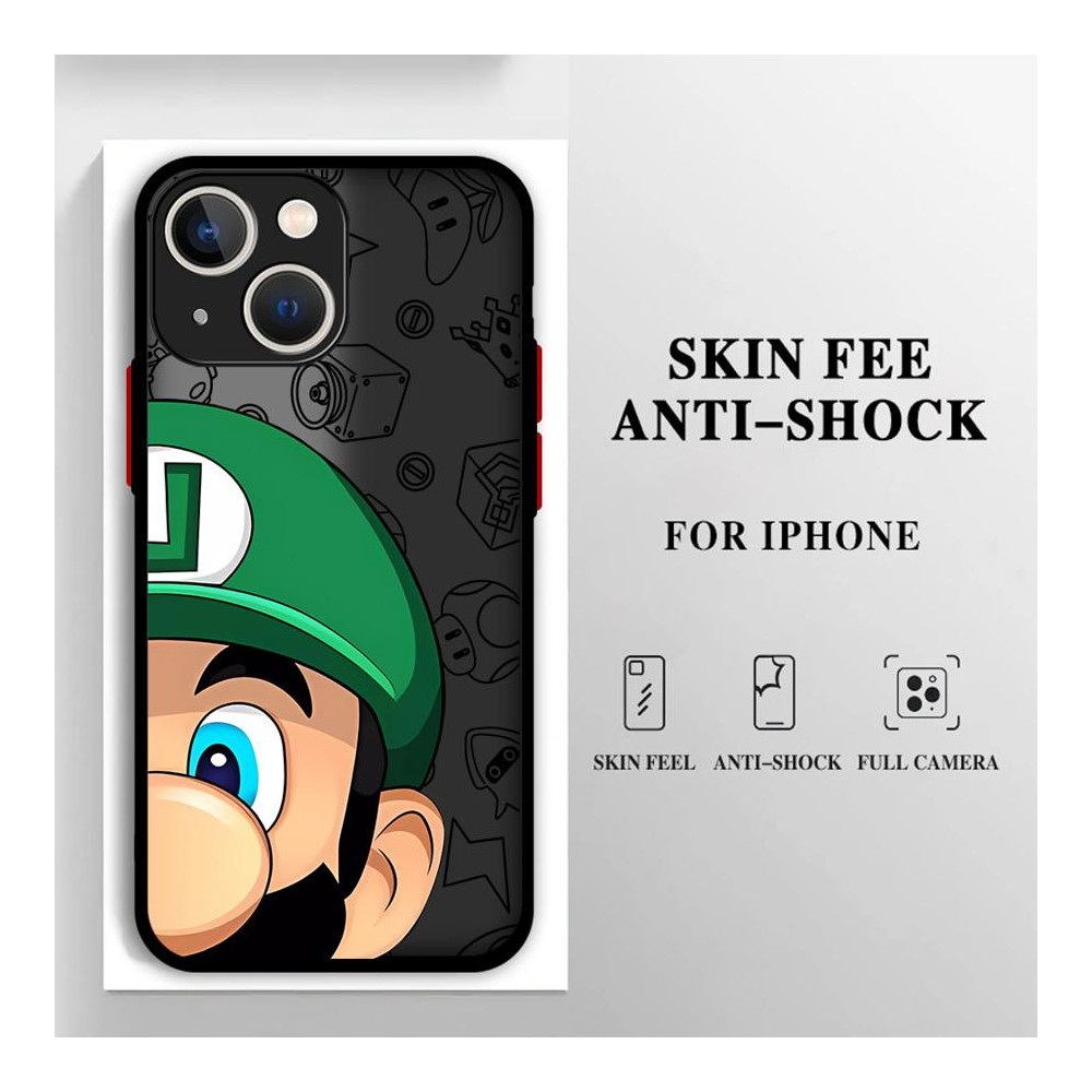 Coque iPhone 15 Pro Anti-Choc Luigi : Protection et Style Gaming