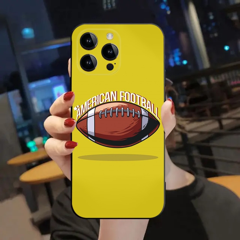 Coque iPhone 14 Plus Football Américain Jaune