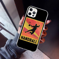 Coque iPhone 14 Plus Handball Vintage - Protection et Style Sportif