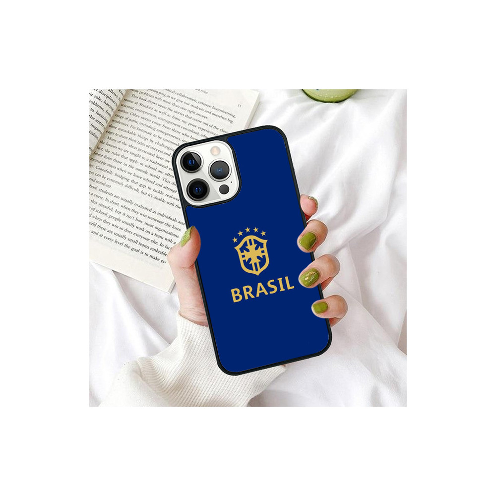 Coque iPhone 13 Brésil - Soutenez votre équipe avec style