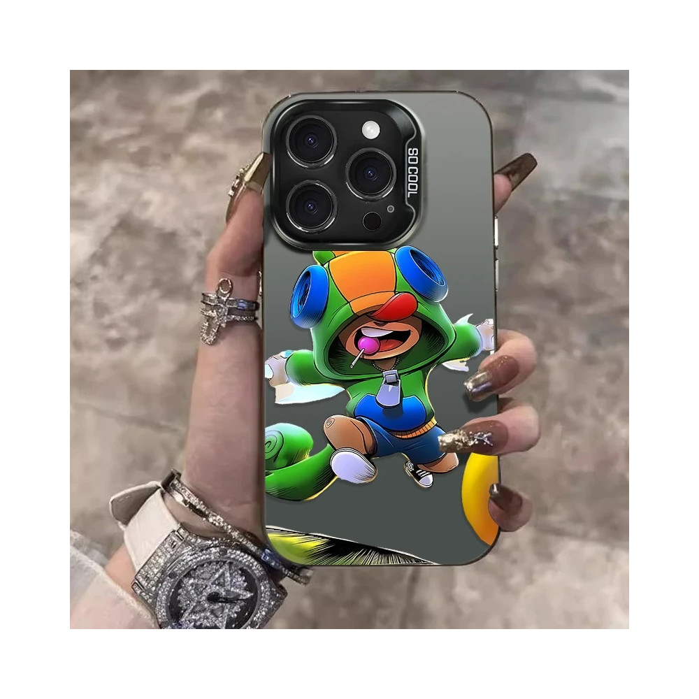 Coque iPhone 14 Plus Leon Brawl Stars