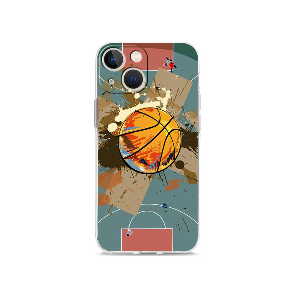 Coque iPhone 13 Design Terrain de Basket-ball