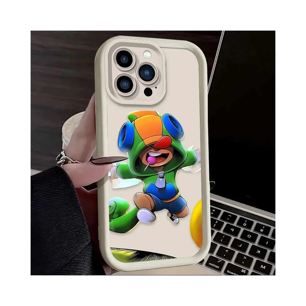 Coque iPhone Personnalisée Leon Brawl Stars