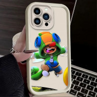 Coque iPhone 16 Plus Personnalisée Leon Brawl Stars