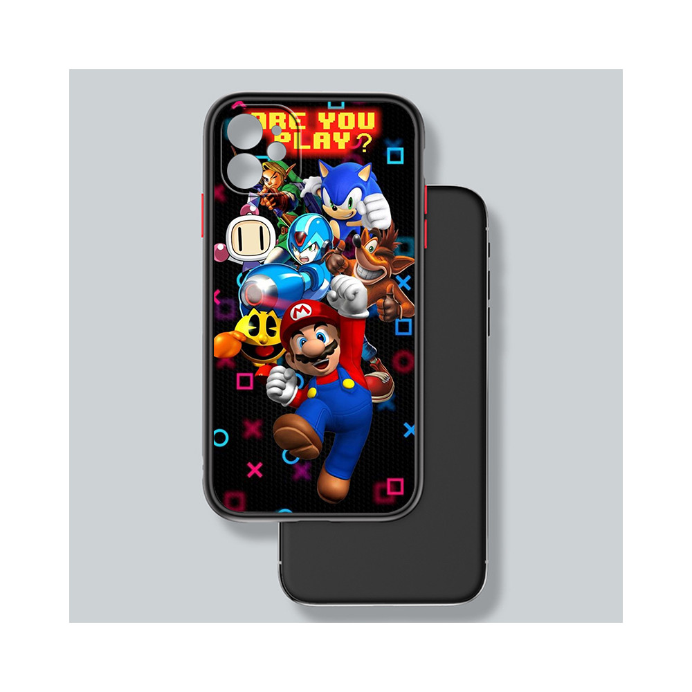 Coque iPhone 11 Pro Personnages Jeux Vidéo Rétro