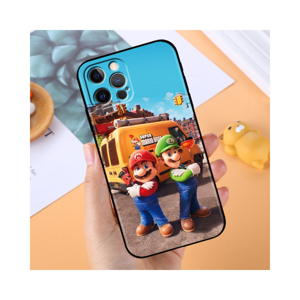 Coque iPhone 13 Pro Max Super Mario Bros - Mario et Luigi Plombiers