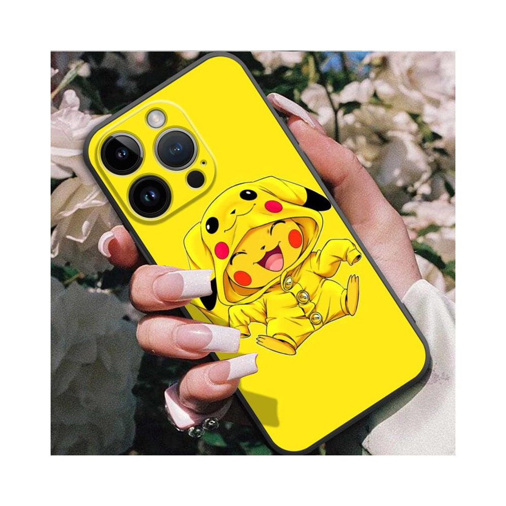 Coque iPhone 14 Pro Pikachu Jaune : Protection et Style Pokémon