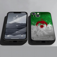 Coque iPhone 12 Drapeau Algérie Design Unique