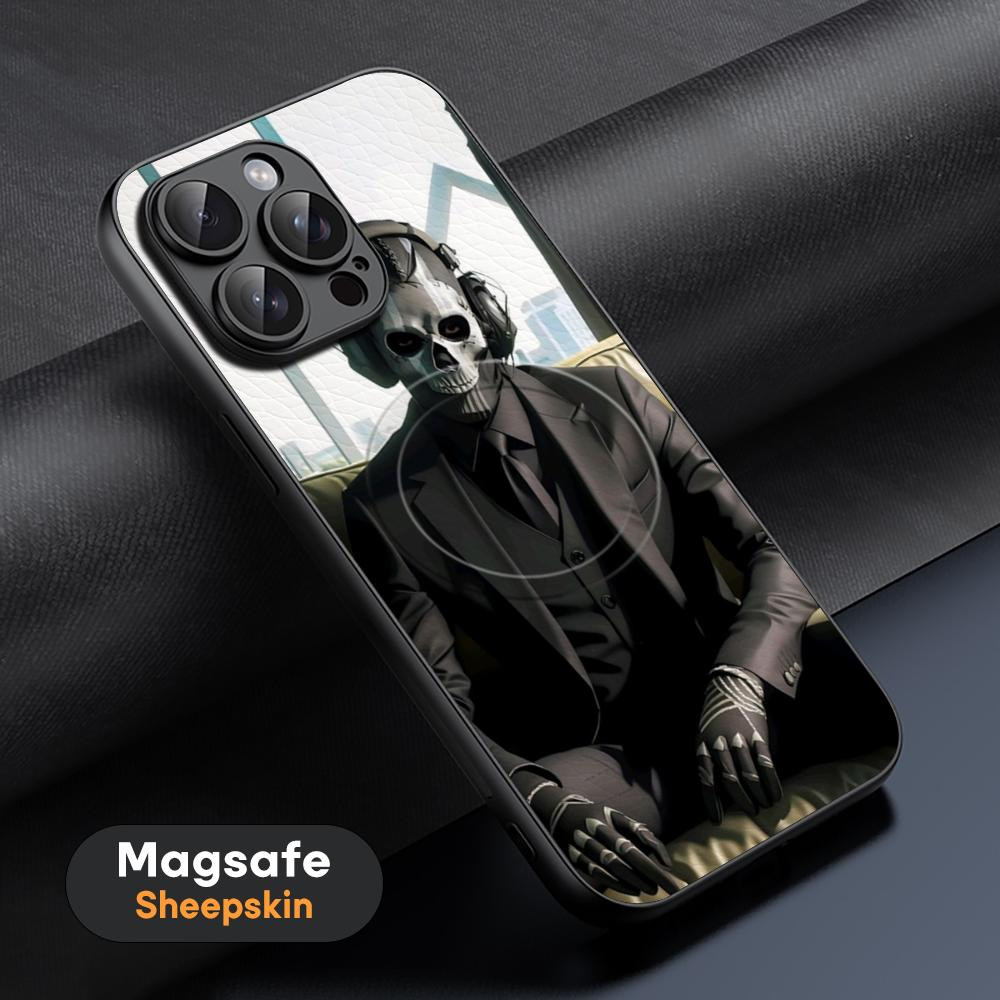 Coque iPhone 12 MagSafe - Design Squelette Costume