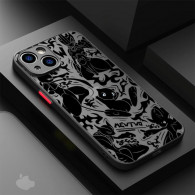 Coque iPhone 14 Mewtwo Noir - Design Pokémon Unique