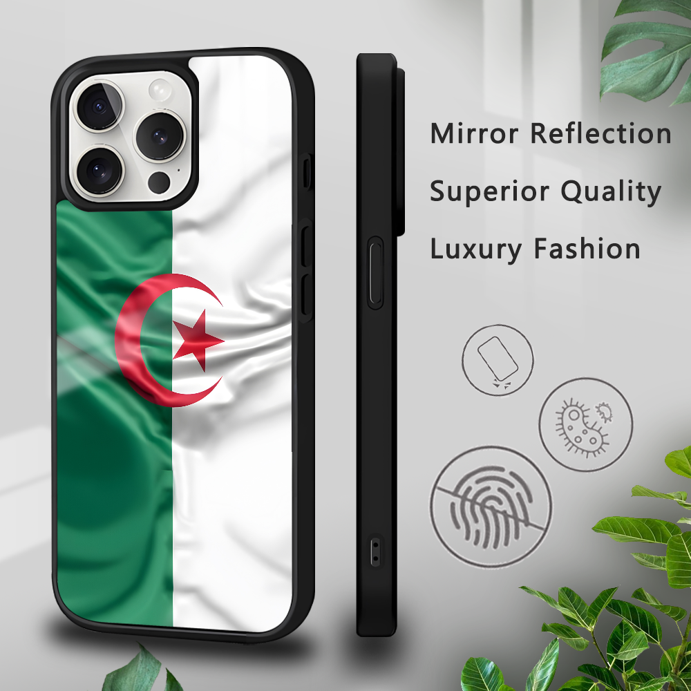 Coque iPhone 11 Pro Drapeau Algérie - Protection Élégante et Patriotique