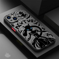 Coque iPhone 14 Pro Max Mewtwo - Design Pokémon Noir et Blanc