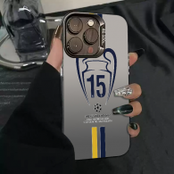 Coque iPhone 16 Plus Real Madrid Champions League - Edition 15ème Titre