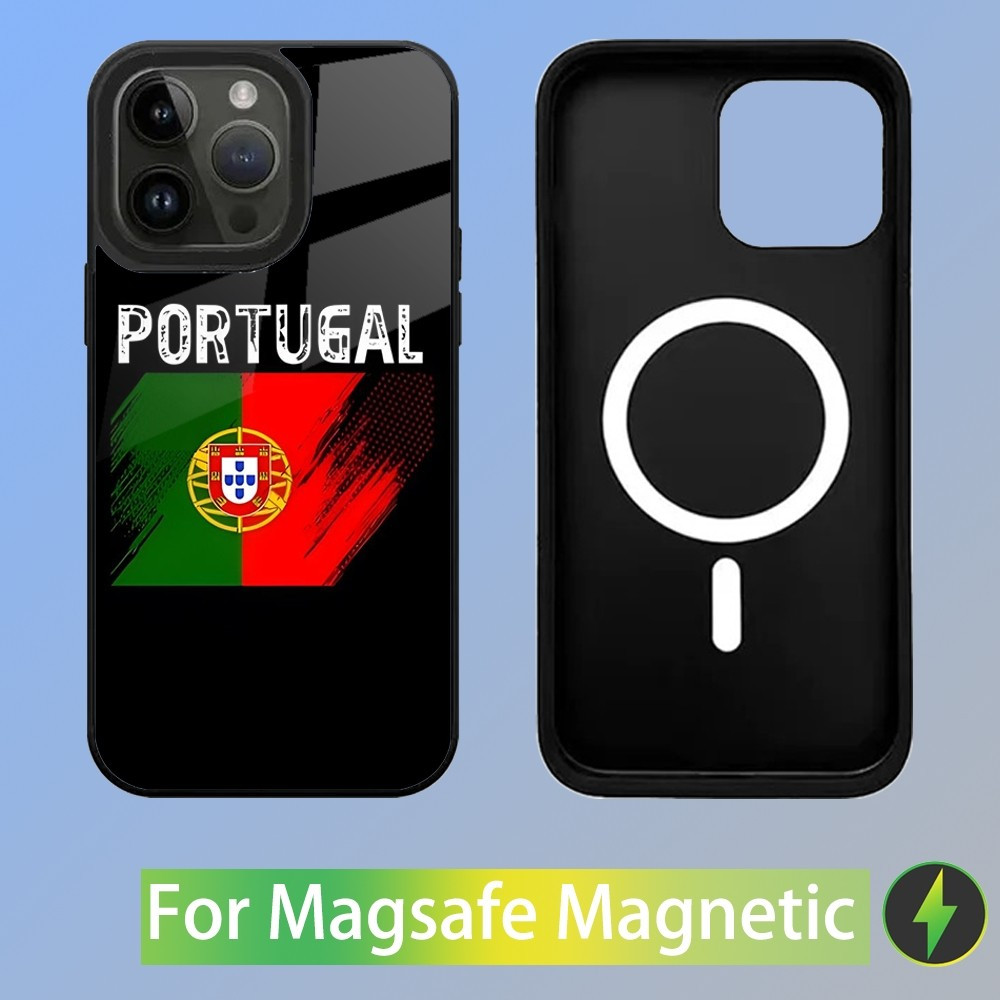 Coque iPhone 14 Pro Max MagSafe Portugal Drapeau