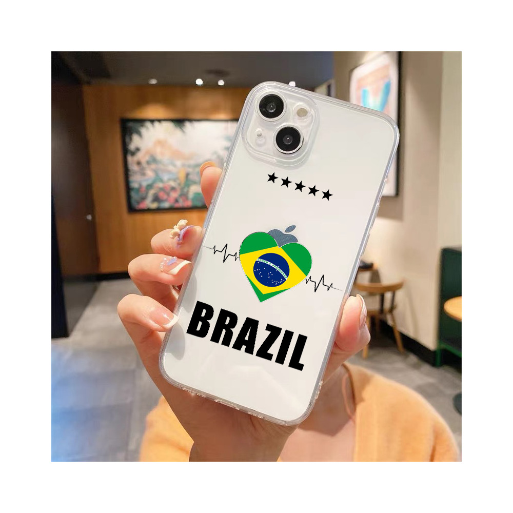 Coque iPhone XS Brésil : Supportez votre équipe avec style