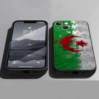 Coque iPhone 14 Drapeau Algérie - Style Unique et Protection Optimale