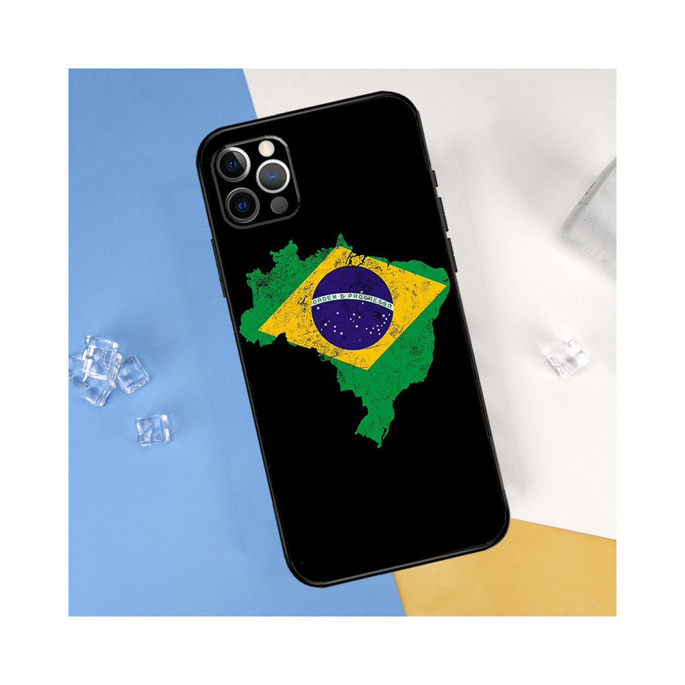 Coque iPhone 15 Pro Max Drapeau Brésil