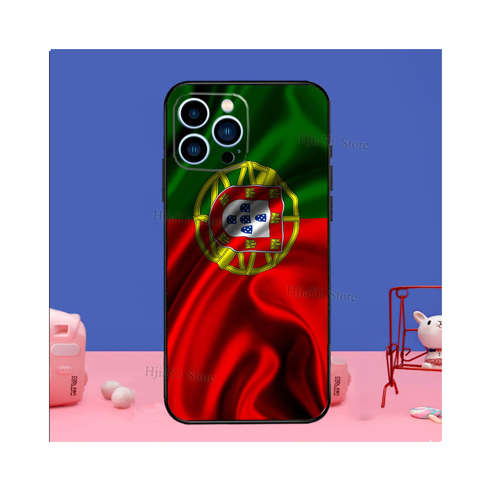 Coque iPhone 14 Pro Drapeau Portugal