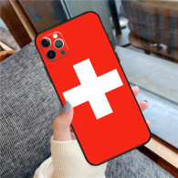 Coque iPhone 16 Pro Drapeau Suisse