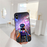 Coque iPhone 13 Pro Max Astronaute Casque Lumineux - Design Spatial Unique