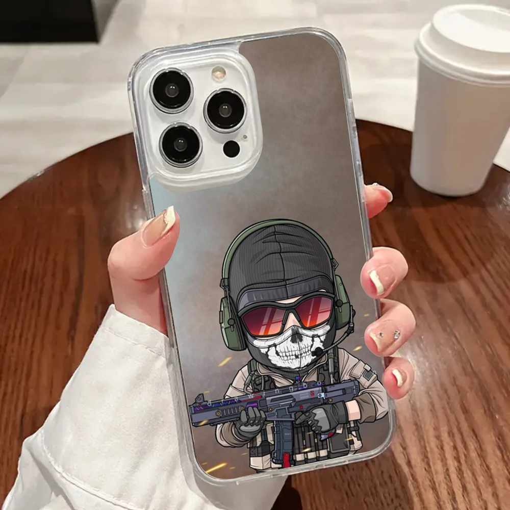 Coque iPhone 13 Pro Ghost - Style Militaire