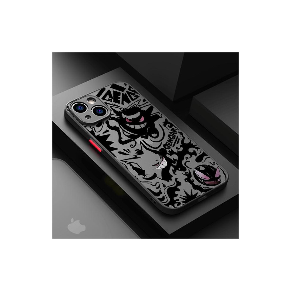 Coque iPhone 13 Pro Gengar Pokémon Design Noir