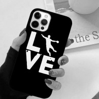 Coque iPhone  poucesLove Handball pouces Noire et Blanche