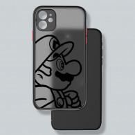 Coque iPhone XR Mario - Protection Design Noir Mat