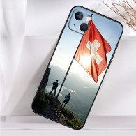 Coque iPhone 15 Plus Suisse : Aventure en Montagne