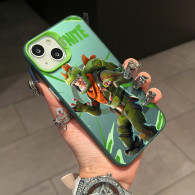 Coque iPhone 16 Pro Fortnite Personnage Rex Vert - Protection Optimale