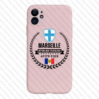 Coque iPhone Marseille Blason - Protection & Style