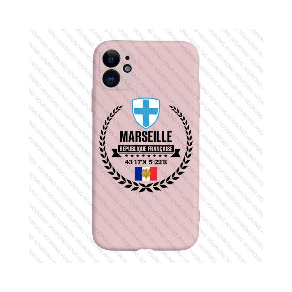 Coque iPhone Marseille Blason - Protection & Style