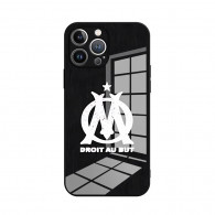 Coque iPhone 11 Pro Max Olympique de Marseille - Logo et Devise  poucesDroit au But pouces - Design Fenêtre