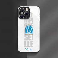 Coque iPhone 13 Olympique de Marseille - Logo et Devise - Design Officiel