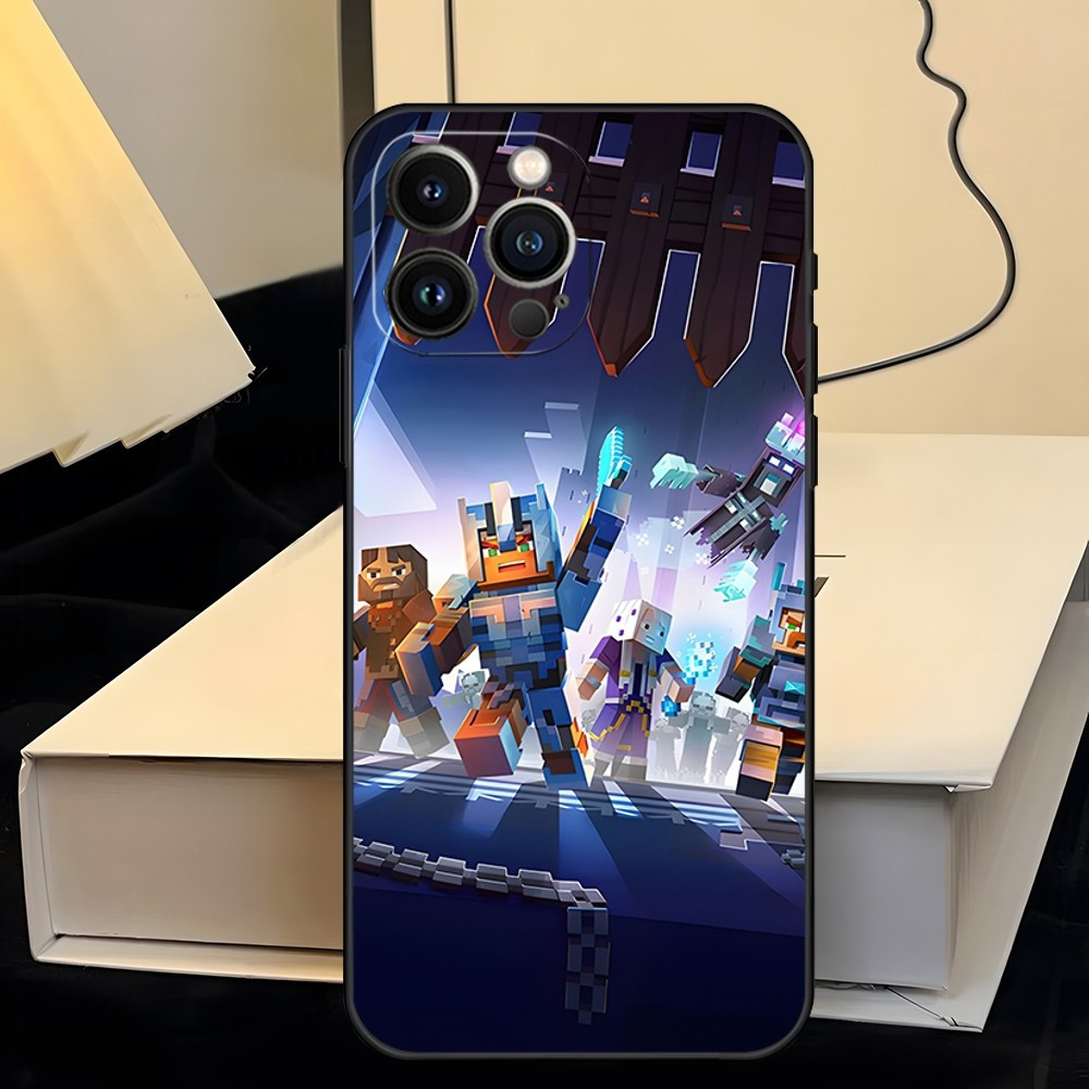 Coque iPhone XR Minecraft Aventure Épique - Protection Optimale