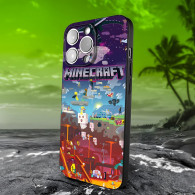 Coque iPhone 15 Plus Minecraft : Affichez votre passion pour l'aventure et la construction !