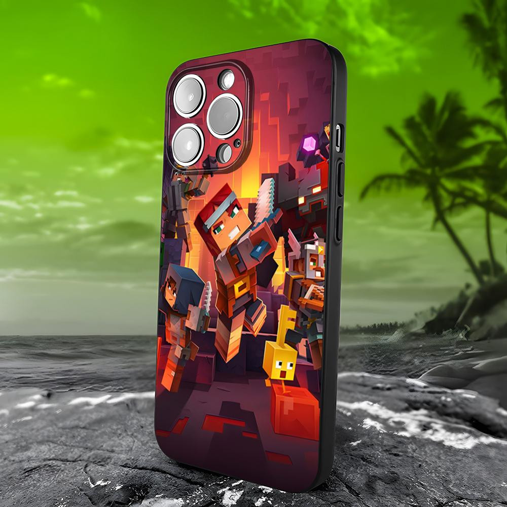 Coque iPhone 11 Pro Max Minecraft Aventure Épique - Design Exclusif