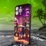 Coque iPhone 12 Pro Minecraft Aventure Épique - Protection Optimale