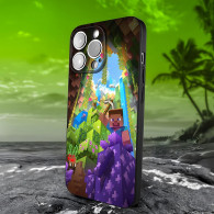 Coque iPhone 8 Plus Minecraft Aventure Épique - Design Exclusif