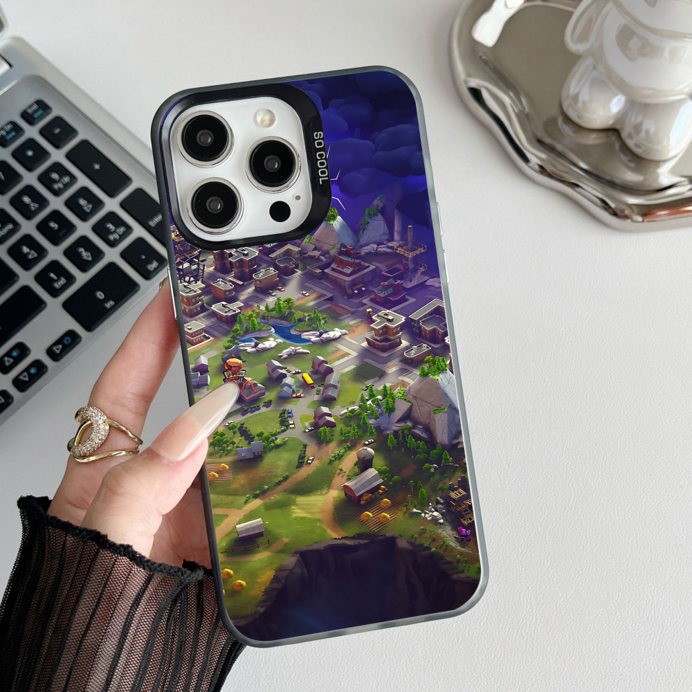 Coque iPhone 16 antichoc - Illustration 3D village