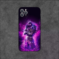 Coque iPhone Fortnite Personnage Corbeau Violet