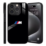 Coque iPhone 14 Pro Max noire BMW Logo M - Protection élégante