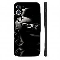 Coque iPhone 16 noire sport automobile - design voiture de sport