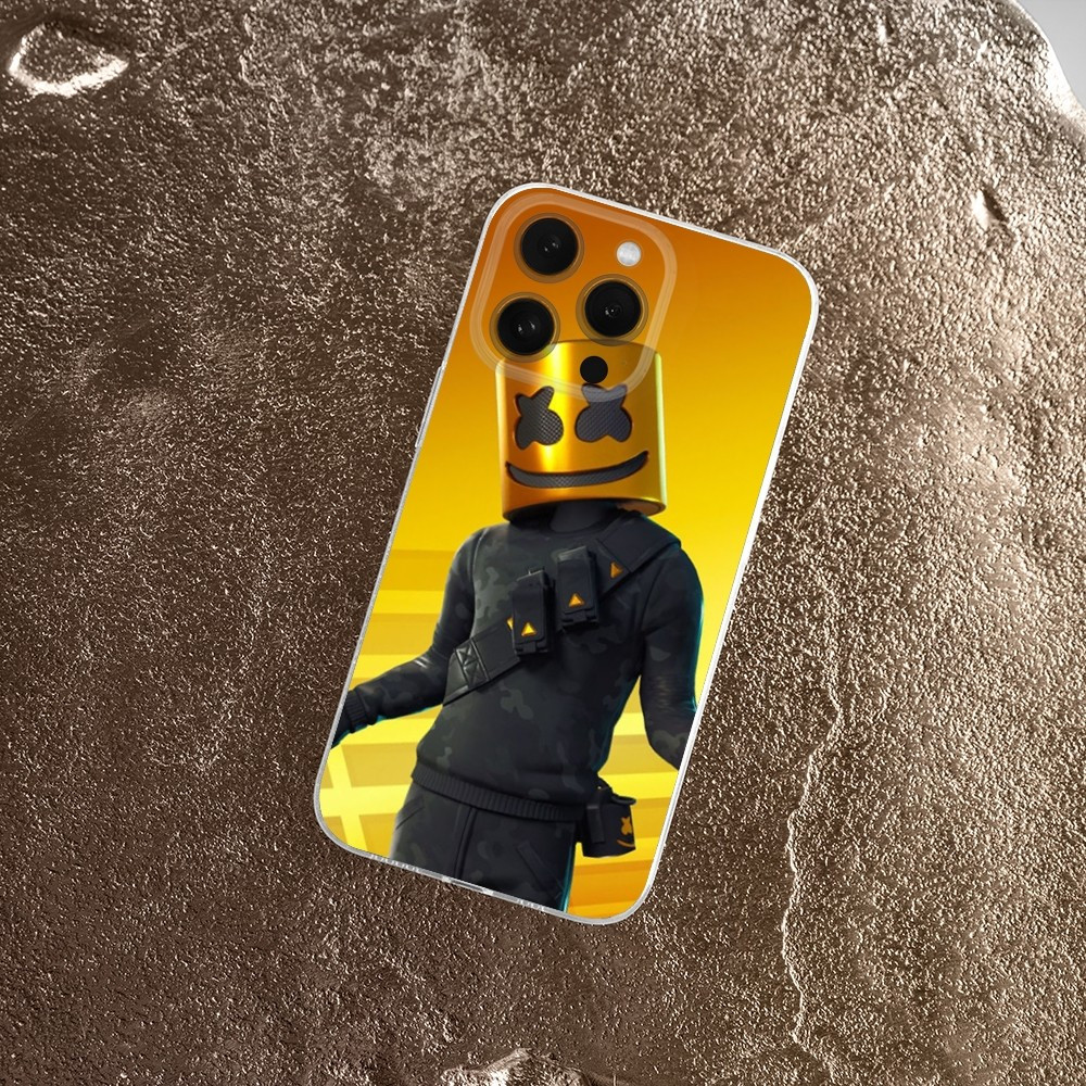 Coque iPhone Marshmello Fortnite : Protection et Style Ultime