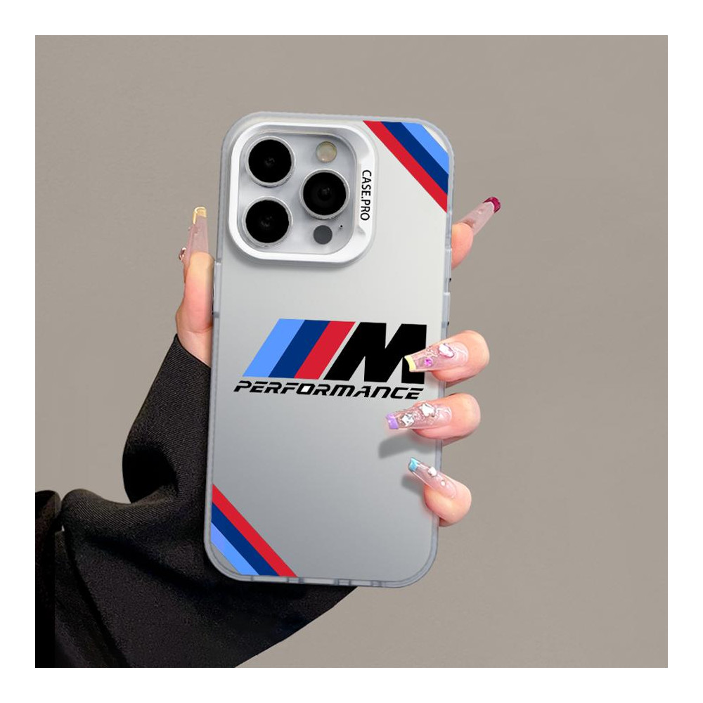 Coque iPhone 16 Pro transparente motif BMW M Performance