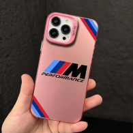 Coque iPhone rose BMW M Performance - Protection optimale