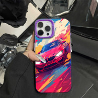 Coque iPhone Design Voiture de Course Dynamique