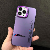 Coque iPhone 16 Plus BMW M Power Violette